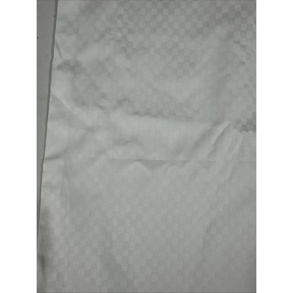 NWT $115 H by Frette [ 2 Standard Shams‎ ] Checkered Sateen in White #U1360